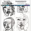 Dina Wakley Media Abstract Portraits 2 Transparencies Dina Wakley Media Abstract Portraits 2 Transparencies