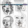 Dina Wakley Media Abstract Portraits 2 Transparencies Dina Wakley Media Abstract Portraits 2 Transparencies
