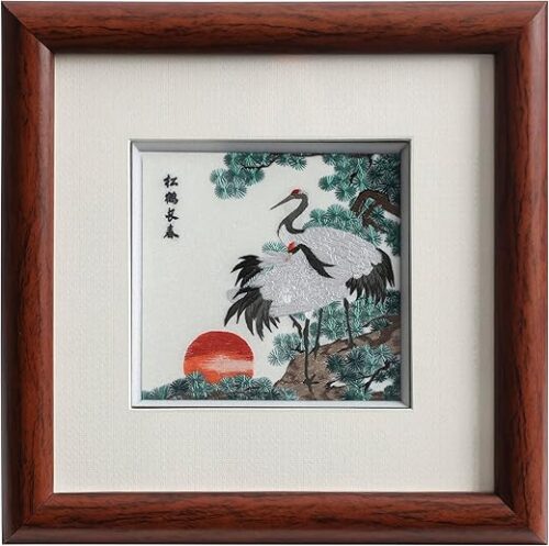 Ebherys Hunan Embroidery Art,Boatyard, Framed Hand Embroidery Artwork, Chinese Traditional Cutlture,Intangible Cultural Heritage Handmade Wall Art…...