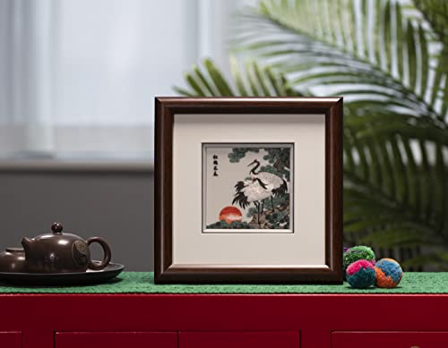 Ebherys Hunan Embroidery Art,Boatyard, Framed Hand Embroidery Artwork, Chinese Traditional Cutlture,Intangible Cultural Heritage Handmade Wall Art…...