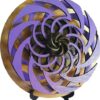 Electric Kinetic Orgone Energy Spinner - with Shungite, Quartz Crystals, Copper (Lavender)
