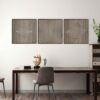 Modern Wood Wall Art Geometric, Large Wood Wall Art for Contemporary Interiors, Set of 3 Abstract Wooden Wall Art, Wood Wall Panel Home Gift