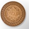 Multilayer Wooden Mandala Wall Art | Handcrafted 8-Layered Bohemian Hanging Decoration for Home, Bedroom, Living Room, Meditation & Spiritual...