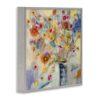 Stupell Industries 'Chaotic Flowers Line Drawing', Framed Giclee Art, Gray, 17 x 17 Inches, Easy to Hang and Sturdy, Made in USA, by Jill Martin