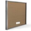 Stupell Industries Female Portrait Line Drawing Between Abstract Shapes, Designed by JJ Design House LLC Gray Framed Wall Art, Brown