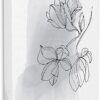 Stupell Industries Lily Floral Line Drawing Over Abstract Brush Pattern Stupell Industries Lily Floral Line Drawing Over Abstract Brush Pattern