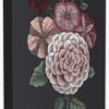 Stupell Industries Pink Flowers On Black Drawing, Design by The Saturday Evening Post Wall Art, 16 x 20, Canvas Stupell Industries Pink Flowers On Black Drawing, Design by The Saturday Evening Post Wall Art, 16 x 20, Canvas