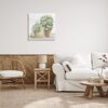 Stupell Industries White Flower Arrangements Traditional Tabletop Floral Drawing, Designed by Cindy Jacobs Black Framed Wall Art, 20 x 16