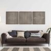 Wood Wall Art Modern, Geometric Large Wood Wall Art for Contemporary Interiors, Set of 3 Abstract Wooden Wall Art, Wood Wall Panel Home Gift