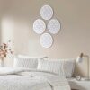 Wood Wall Art - Wall Panels in Handcrafted Carved Wood For Livingroom Bedroom,Dining room,Elegant Decorative Wall Art for Home & Office 12x12" Set...