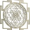 ZenVizion 13.5" Sri Yantra Wall Decor Mandala, Sacred Geometry Wall Art Yoga Decor, Grystal Grid, Wooden Art Symbol, Meditation Decor, Spiritual Decor